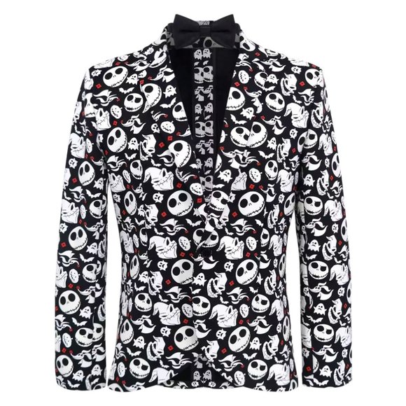 Disney Other - Disney Nightmare Before Christmas Glow in the Dark Half Suit and Light Up Bowtie